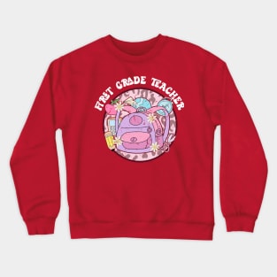 First grade teacher Crewneck Sweatshirt